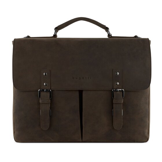 bugatti Luca Briefcase Messenger Skórzany 39 cm Komora na laptopa