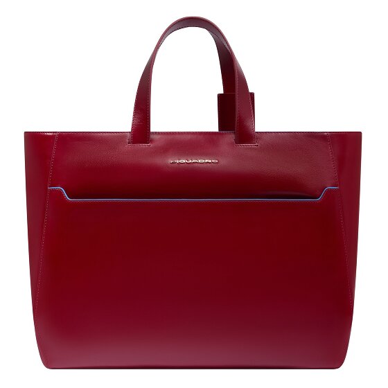 Piquadro Blue Square Shopper Bag Skóra 40 cm
