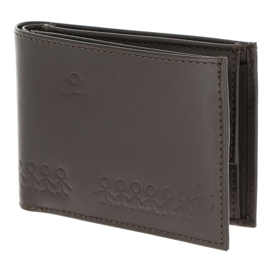 oxmox Leather Portfel Ochrona RFID Skóra 11 cm
