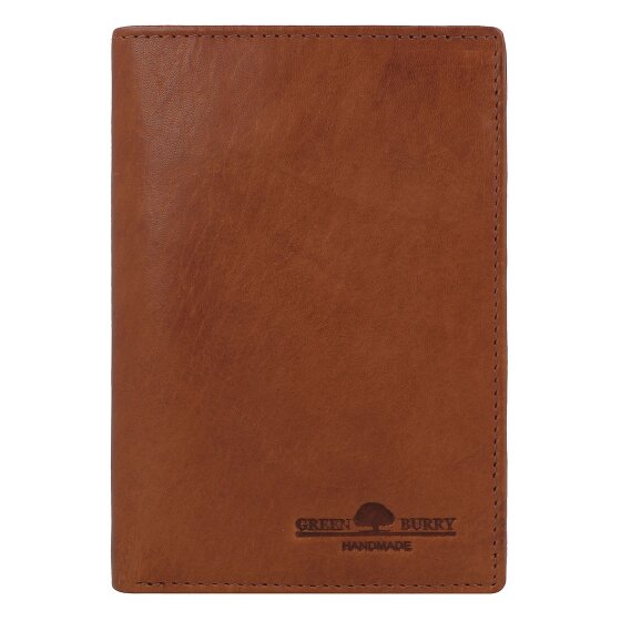 Greenburry Newport Portfel Ochrona RFID Skórzany 12.5 cm