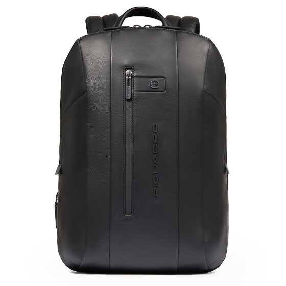 Piquadro Zaino Plecak Skórzany 42 cm Komora na laptopa