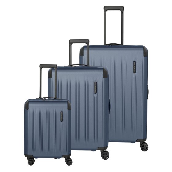 Travelite Dynamiic 4 kółka Zestaw walizek 3-części z plisą rozprężną