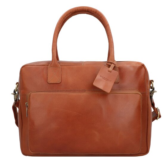 Burkely Vintage Mitch Briefcase Leather 39 cm Komora na laptopa