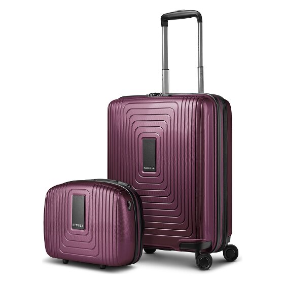 Redolz Zestaw walizek Essentials 14, 2-częściowy, Walizka kabinowa z funkcją poszerzenia i Beautycase