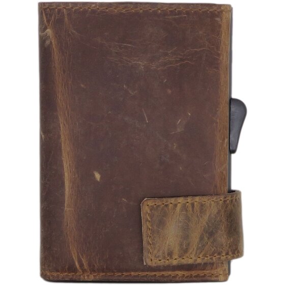 SecWal Etui na karty kredytowe SecWal 2 Skórzany portfel RFID 9 cm