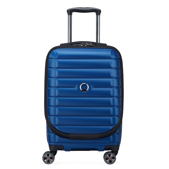Delsey Paris 4-kołowy wózek kabinowy Shadow 5.0 z przegrodą na laptopa 55 cm i rozszerzaną plisą