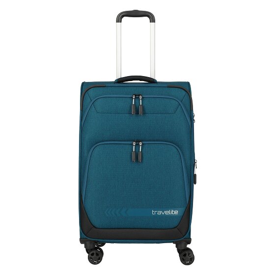 Travelite Kick Off 4 kółka Walizka M 67 cm z funkcją poszerzenia