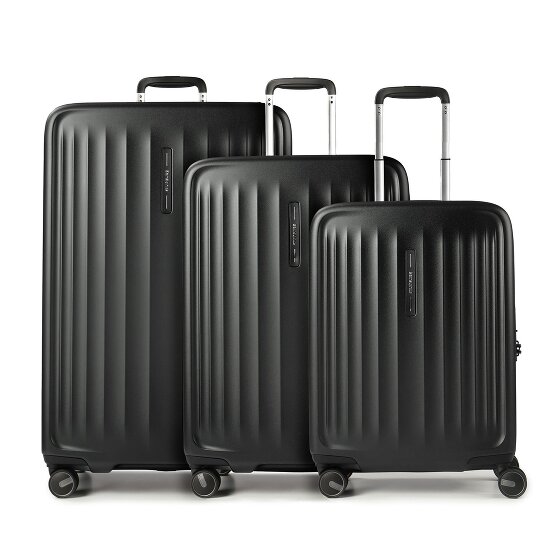 Samsonite Fyrm 4 kółka Zestaw walizek 3-części z plisą rozprężną