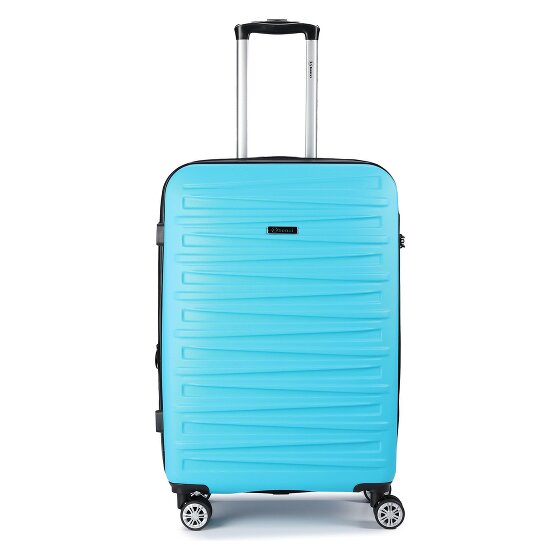 Benzi 5493 4 kółka Walizka M 66 cm z plisą rozprężną