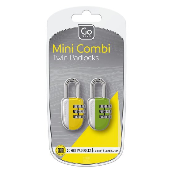 Go Travel Zestaw zamków szyfrowych 2 szt.