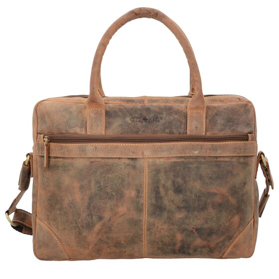 Greenburry Vintage Briefcase Leather 41 cm Komora na laptopa