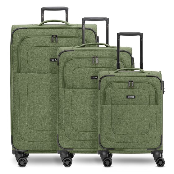 Redolz Essentials 12 THREE SET 4 kółka Zestaw walizek 3-części z funkcją poszerzenia