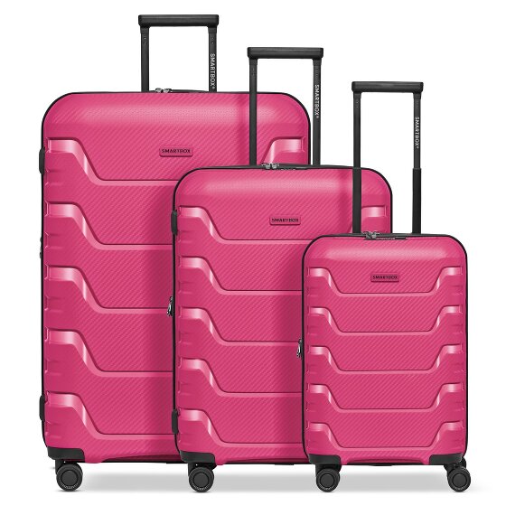 Smartbox Edition 01 4 kółka Zestaw walizek 3-części z plisą rozprężną