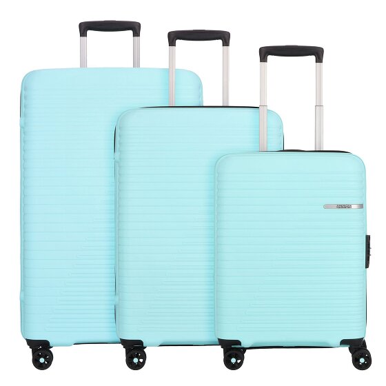 American Tourister Liftoff 4 kółka Zestaw walizek 3-części z plisą rozprężną
