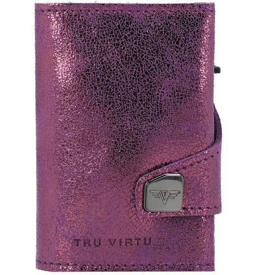 Tru Virtu Etui na karty kredytowe Click & Slide RFID Leather 6,5 cm