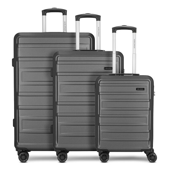 Worldpack New York 2.0 4 kółka Zestaw walizek 3-części