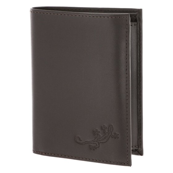 oxmox Leather Portfel Ochrona RFID Skóra 10 cm