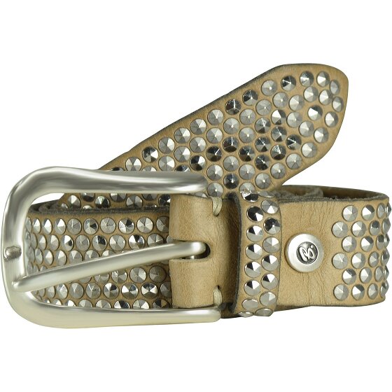 b.belt Skórzany pasek z ćwiekami 95 cm