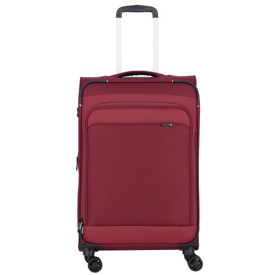 d&n Travel Line 9504 4 kółka Walizka M 67 cm z plisą rozprężną