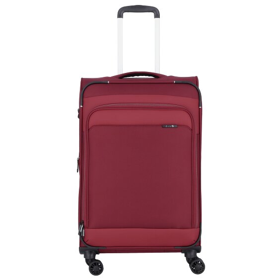 d&n Travel Line 9504 4 kółka Walizka M 67 cm z plisą rozprężną