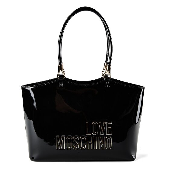 Love Moschino Enameled Logo Shopper Bag 35 cm