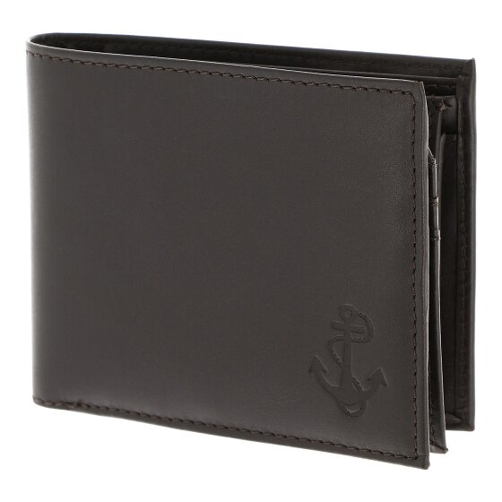 oxmox Leather Portfel Ochrona RFID Skóra 10 cm