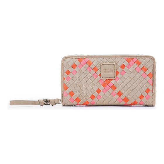 FredsBruder Happy Weave Portfel Skórzany 19 cm