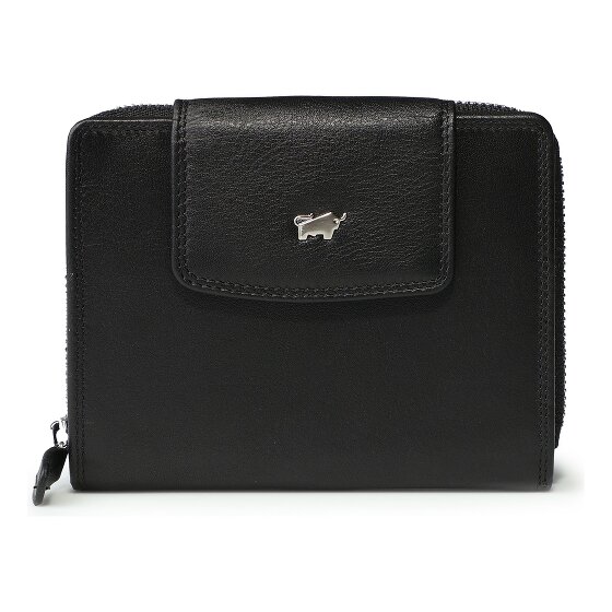 Braun Büffel Golf 3.0 Portfel Ochrona RFID Skórzany 12.5 cm