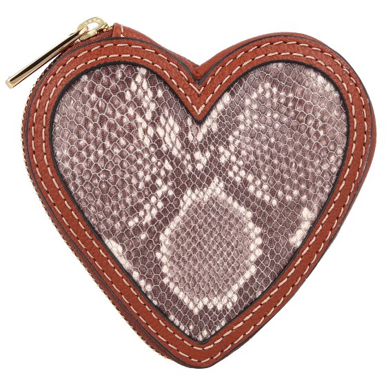 Fossil Skórzany portfel na monety 10,5 cm