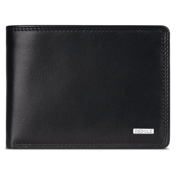 Redolz Leather Essentials QF portfel RFID skórzany rozkładany 12 cm