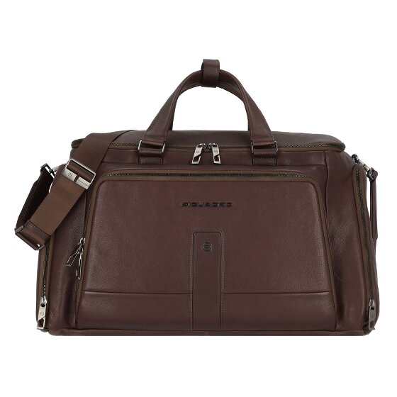 Piquadro Skórzana torba podróżna Carl z przegrodą na laptopa 51 cm