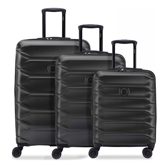 Delsey Paris Meteor 4 kółka Zestaw walizek 3-części z funkcją poszerzenia