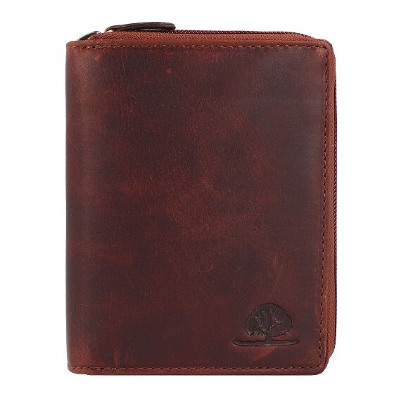 Greenburry Rugged Portfel Ochrona RFID Skórzany 10 cm