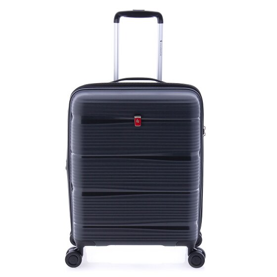 Gladiator 0800 4 kółka Walizka 55 cm z plisą rozprężną