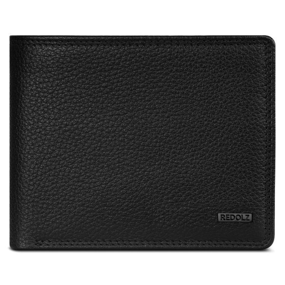 Redolz Leather Essentials QF portfel RFID skórzany rozkładany 12 cm