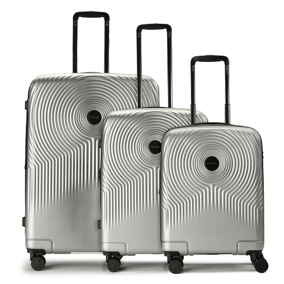 Gabol Radar 4 kółka Zestaw walizek 3-części z plisą rozprężną