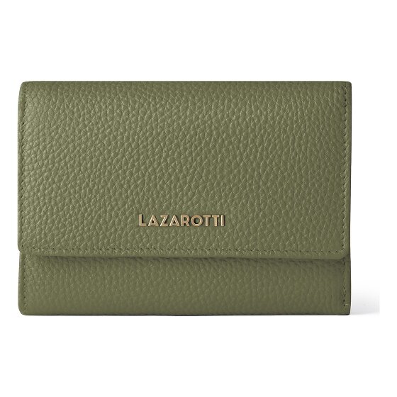 Lazarotti Portfel Bologna Leather XL z kieszenią zapinaną na zamek dookoła, Skóra, 14 cm