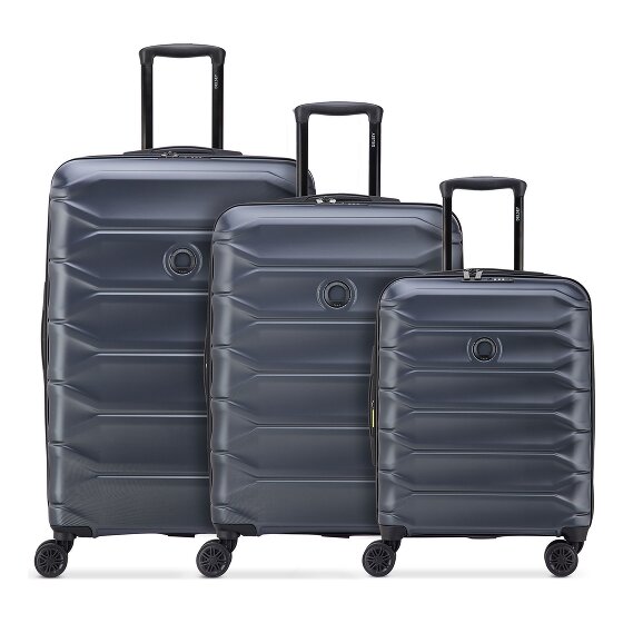 Delsey Paris Meteor 4 kółka Zestaw walizek 3-części z funkcją poszerzenia