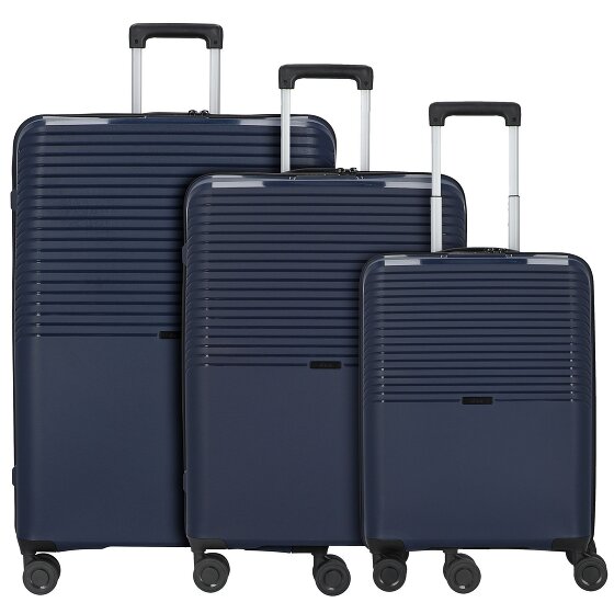 d&n Travel Line 4000 Zestaw walizek na 4 kółkach 3szt.