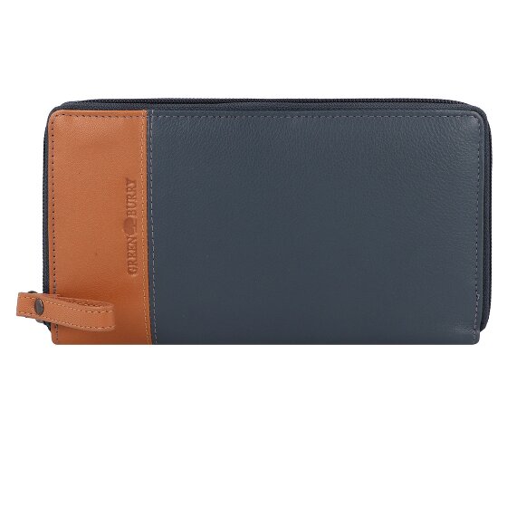 Greenburry Nappa Portfel Ochrona RFID Skórzany 19.5 cm