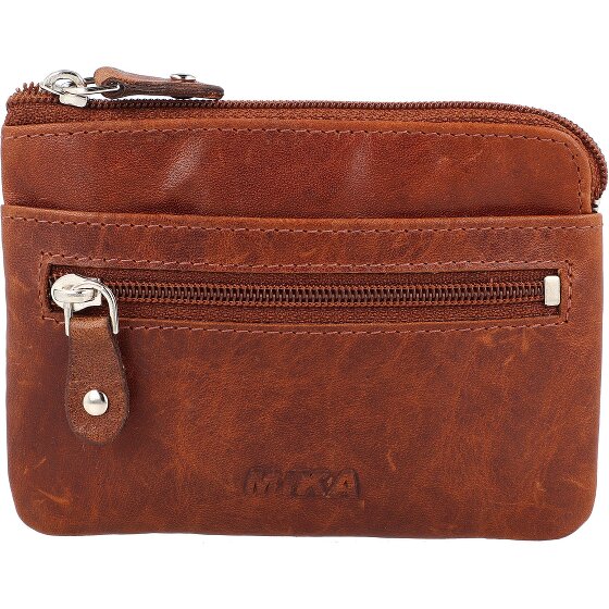 Mika Portfel z kluczem Skórzany 11 cm