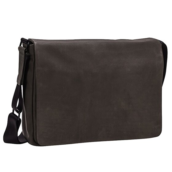 Leonhard Heyden Haga Messenger Leather 37 cm Laptop Compartment