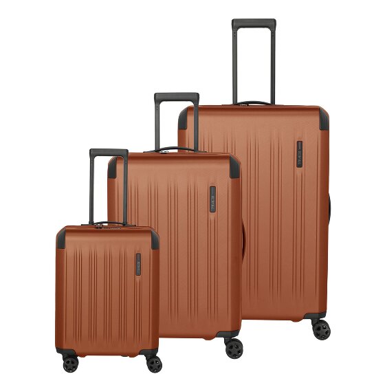 Travelite Dynamiic 4 kółka Zestaw walizek 3-części z plisą rozprężną