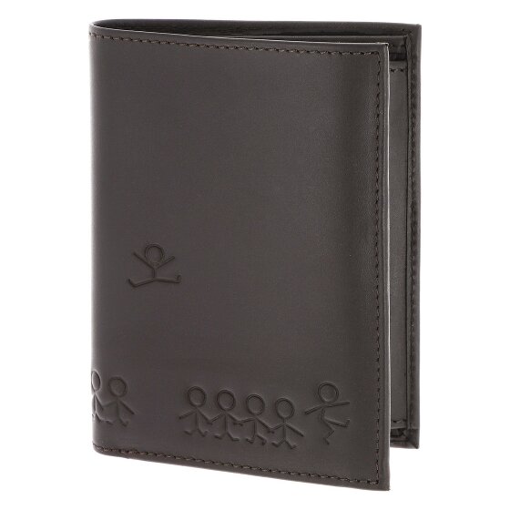 oxmox Leather Portfel Ochrona RFID Skóra 10 cm
