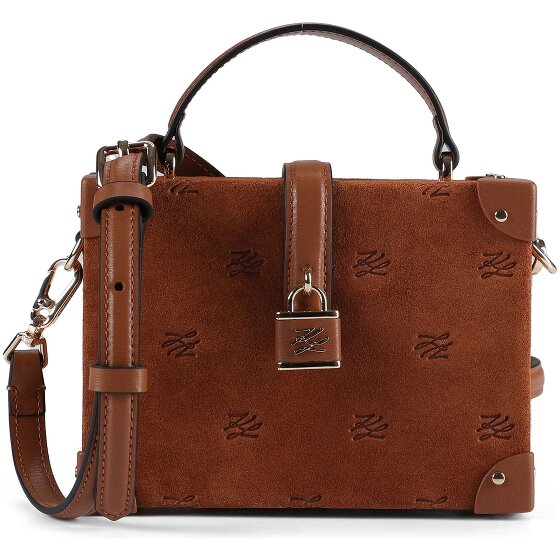 Karl Lagerfeld Autograph Mini Torba Handbag Skórzany 17.5 cm