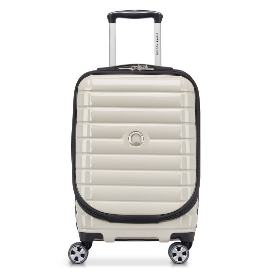 Delsey Paris 4-kołowy wózek kabinowy Shadow 5.0 z przegrodą na laptopa 55 cm i rozszerzaną plisą