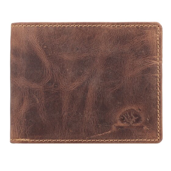 Greenburry Vintage Portfel Ochrona RFID Skórzany 12 cm