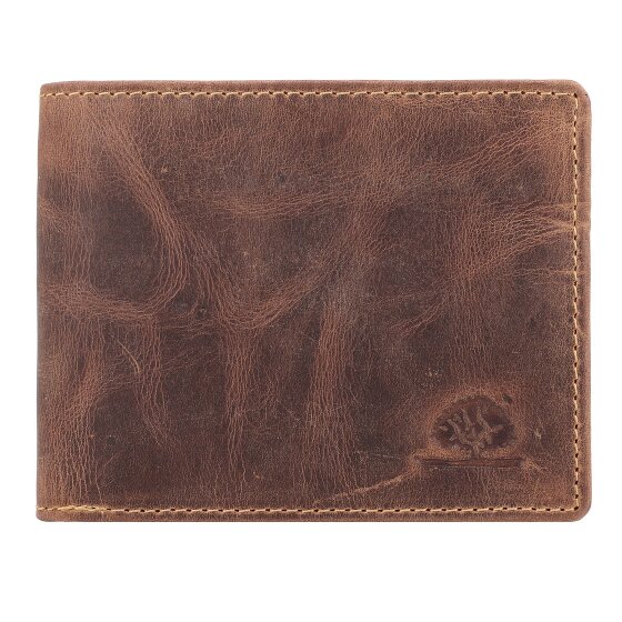 Greenburry Vintage Portfel Ochrona RFID Skórzany 12 cm