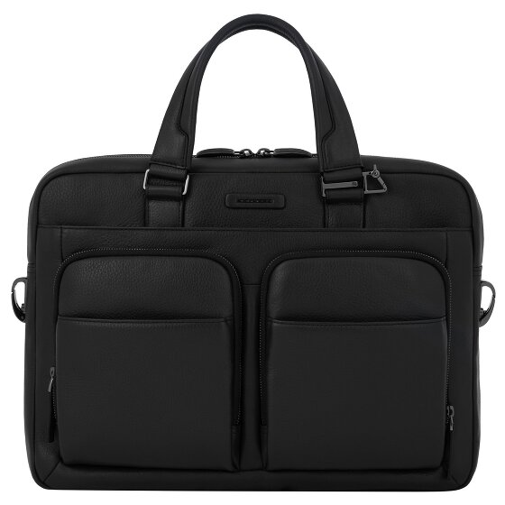 Piquadro Modus Teczka Skórzany 39.5 cm Komora na laptopa