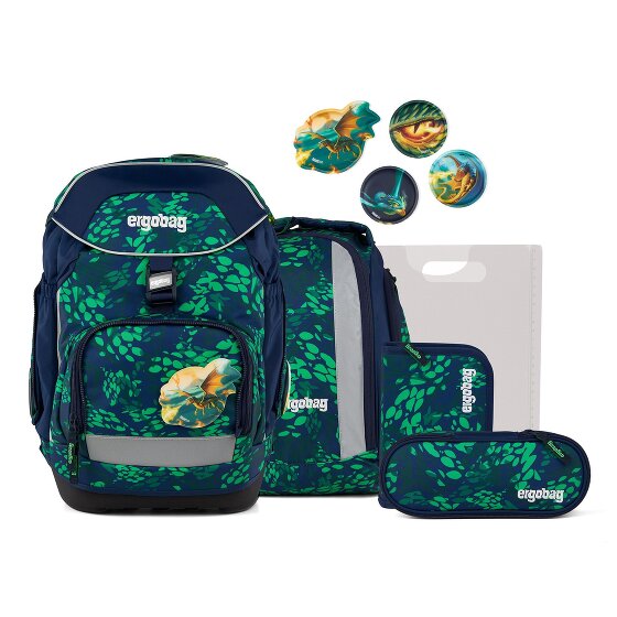 Ergobag Zestaw tornistrów 6 szt. z zestawem rzepów